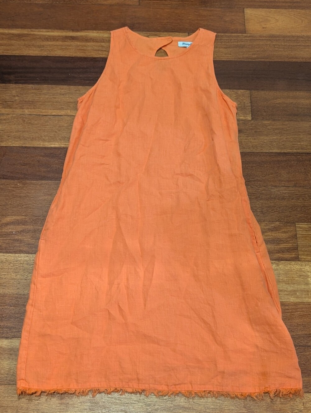 Tommy Bahama Sleeveless Orange Shift Dress